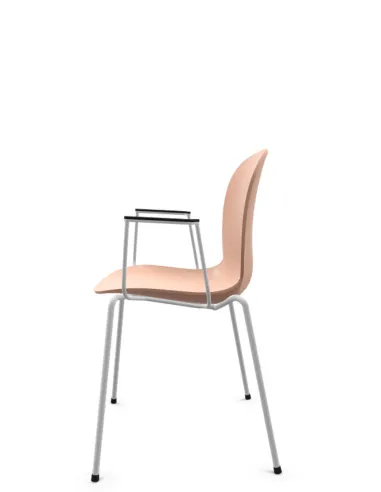 Крісло PROFIM NOOR 4-LEGS 6050 ROSE, для відвідувача, з підлокітниками - купити Київ, Дніпро, Одеса, Львів, Харків