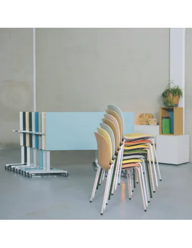 Кресло PROFIM NOOR 4-LEGS 6050SB GLAY, для посетителя - купить Киев, Днепр, Одесса, Львов, Харьков