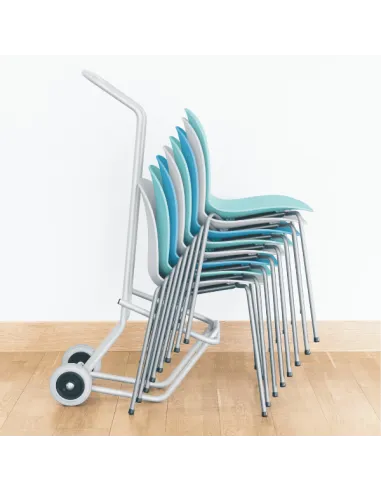 Кресло PROFIM NOOR 4-LEGS 6050SB GLAY, для посетителя - купить Киев, Днепр, Одесса, Львов, Харьков