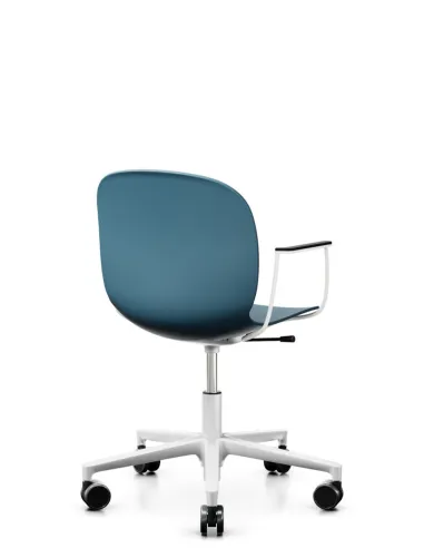 Кресло PROFIM NOOR FOOTBASE 6070 WHITE, с подлокотниками - купить Киев, Днепр, Одесса, Львов, Харьков