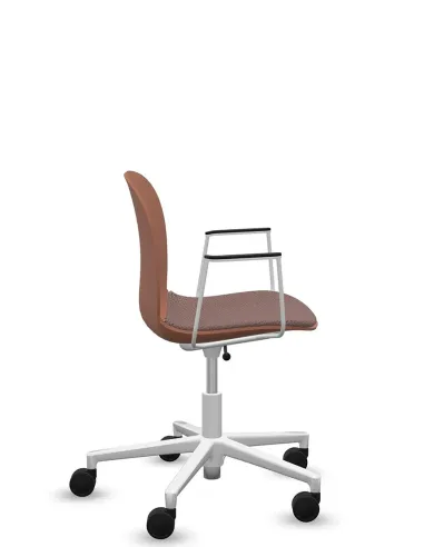 Кресло PROFIM NOOR FOOTBASE 6070S WHITE, с подлокотниками - купить Киев, Днепр, Одесса, Львов, Харьков