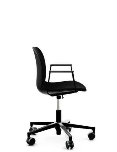 Кресло PROFIM NOOR FOOTBASE 6070SB BLACK с подлокотниками - купить Киев, Днепр, Одесса, Львов, Харьков