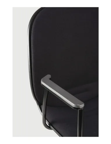 Кресло PROFIM NOOR FOOTBASE 6070SB BLACK с подлокотниками - купить Киев, Днепр, Одесса, Львов, Харьков