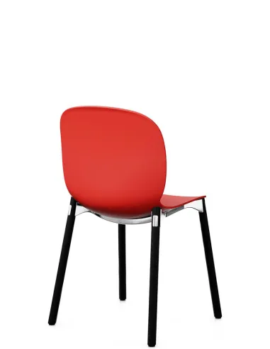 Кресло PROFIM NOOR WOODEN LEGS 6080 POPPY, DARK ASH - купить Киев, Днепр, Одесса, Львов, Харьков