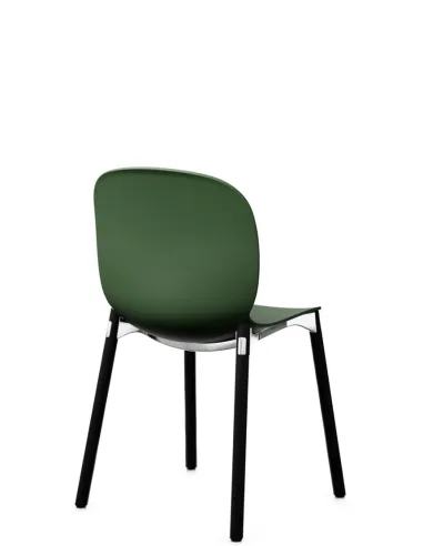 Крісло PROFIM NOOR WOODEN LEGS 6080 FOREST, DARK ASH - купити Київ, Дніпро, Одеса, Львів, Харків