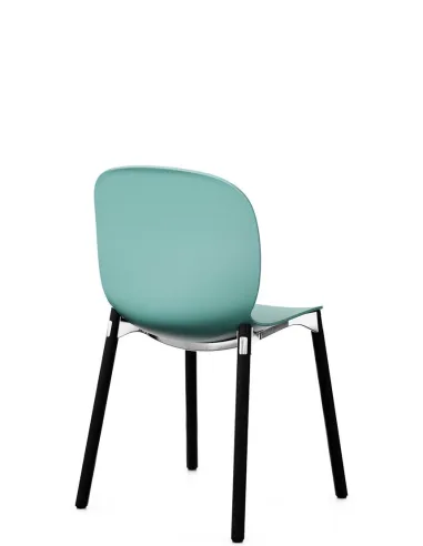 Кресло PROFIM NOOR WOODEN LEGS 6080 SEA GREEN, DARK ASH - купить Киев, Днепр, Одесса, Львов, Харьков