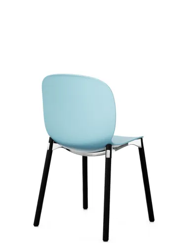 Кресло PROFIM NOOR WOODEN LEGS 6080 SKY, DARK ASH - купить Киев, Днепр, Одесса, Львов, Харьков