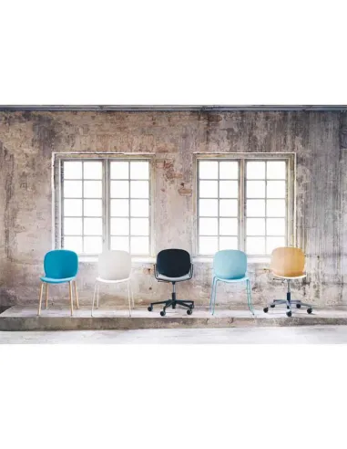 Кресло PROFIM NOOR WOODEN LEGS 6080 SKY, DARK ASH - купить Киев, Днепр, Одесса, Львов, Харьков