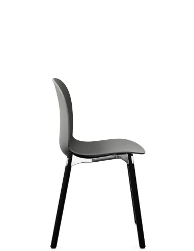 Кресло PROFIM NOOR WOODEN LEGS 6080 GLAY, DARK ASH - купить Киев, Днепр, Одесса, Львов, Харьков