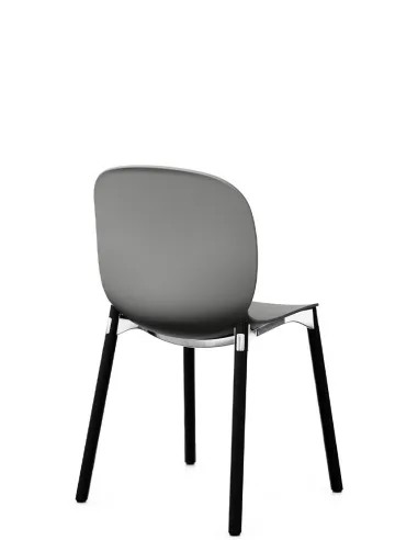 Кресло PROFIM NOOR WOODEN LEGS 6080 GLAY, DARK ASH - купить Киев, Днепр, Одесса, Львов, Харьков