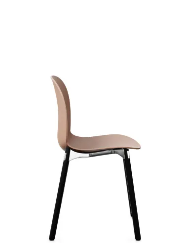 Кресло PROFIM NOOR WOODEN LEGS 6080 CORAL, DARK ASH - купить Киев, Днепр, Одесса, Львов, Харьков