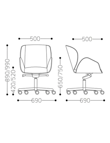 Кресло VAGHI SUONI GUEST SI06X, тканевое - купить Киев, Днепр, Одесса, Львов, Харьков