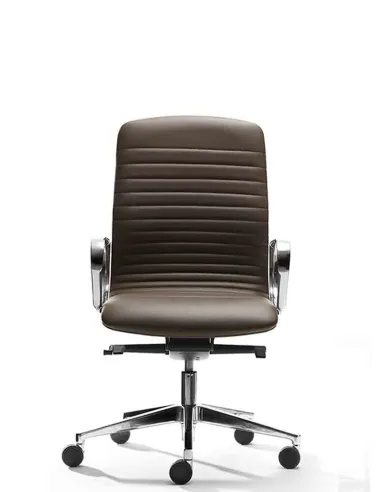 Кресло VAGHI UNION U3D6L со средней спинкой, кожаное - купить Киев, Днепр, Одесса, Львов, Харьков