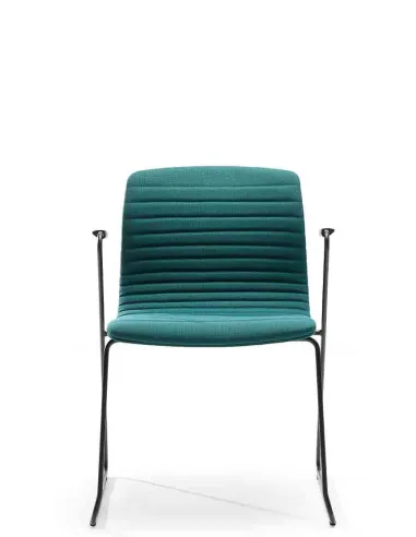 Кресло VAGHI UNION GUEST U52QN, для посетителей, на полозьях - купить Киев, Днепр, Одесса, Львов, Харьков