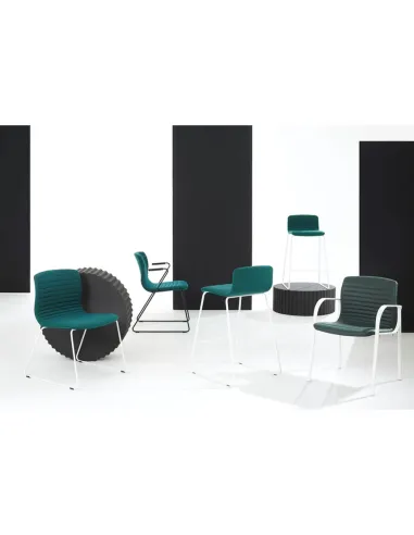 Кресло барное VAGHI UNION GUEST U5SPB,  на полозьях - купить Киев, Днепр, Одесса, Львов, Харьков