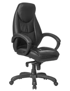 Крісло PARTCOM Айдахо - Купити офісне крісло для керівника чорне, посилене до 250 кг. Ціна в Києві, Харкові, Дніпропетров