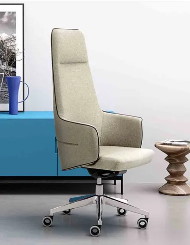 Кресло LEYFORM OPERA 2900 для руководителя, тканевое, двухцветное - купить Киев, Днепр, Одесса, Львов, Харьков