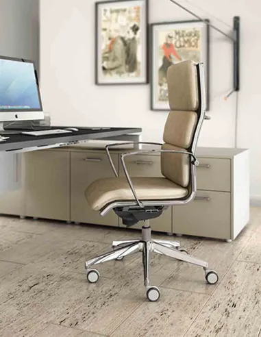 Кресло LEYFORM ORIGAMI MASTER для руководителя, кожаное - купить Киев, Днепр, Одесса, Львов, Харьков