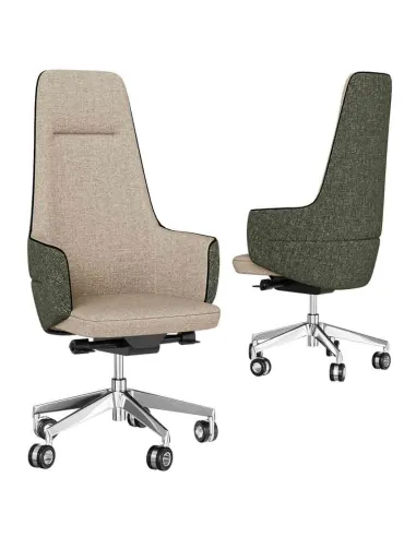 Кресло LEYFORM OPERA 2900 для руководителя, тканевое, двухцветное - купить Киев, Днепр, Одесса, Львов, Харьков