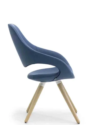 Кресло LEYFORM SAMBA PLUS 51552 для посетителя, тканевое, с высокой спинкой - купить Киев, Днепр, Одесса, Львов, Харьков