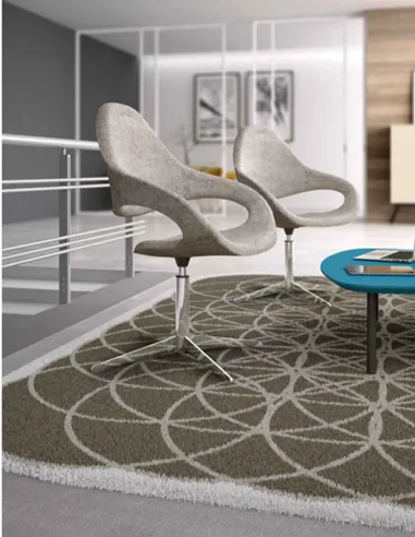 Кресло LEYFORM SAMBA PLUS 51522 для посетителя, тканевое, с высокой спинкой - купить Киев, Днепр, Одесса, Львов, Харьков