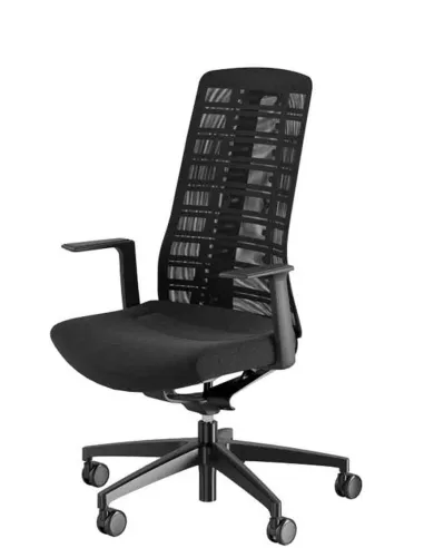 Кресло INTERSTUHL PURE PU213 BLACK MESH - купить Киев, Днепр, Одесса, Львов, Харьков