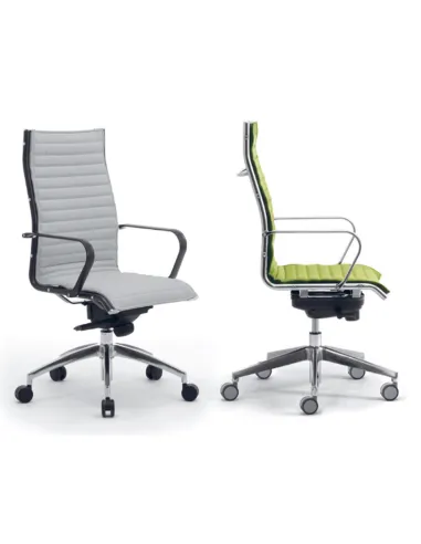 Кресло LEYFORM ORIGAMI IN 70114 для руководителя, кожаное - кпить Киев, Днепр, Одесса, Львов, Харьков