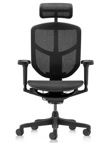 Кресло ENJOY ULTRA (EJU-B-HAM-4D, сетка T-168-B1 BLACK), эргономичное - купить Киев, Днепр, Одесса, Львов, Харьков