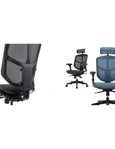 Кресло ENJOY BUDGET 2 GREY MESH эргономичное - купить Киев, Днепр, Одесса, Львов, Харьков