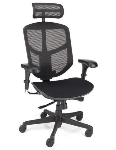 Крісло ENJOY CLASSIC 2 BLACK FABRIC ергономічне - купити Київ, Дніпро, Одеса, Львів, Харків
