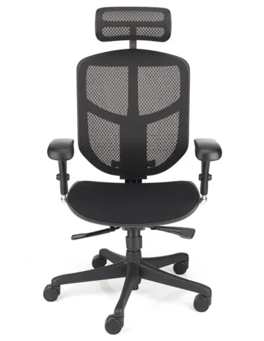 Кресло ENJOY BUDGET 2 BLACK FABRIC эргономичное - купить Киев, Днепр, Одесса, Львов, Харьков