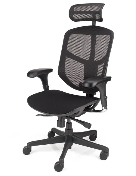 Кресло ENJOY CLASSIC 2 BLACK FABRIC эргономичное - купить Киев, Днепр, Одесса, Львов, Харьков