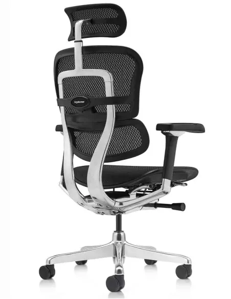 Крісло ERGOHUMAN LUXURY 2 Black T-168-B1, чорна рама — ергономічне крісло | Kreslalux