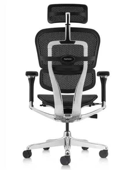 Крісло ERGOHUMAN LUXURY 2 Black T-168-B1, чорна рама — ергономічне крісло | Kreslalux