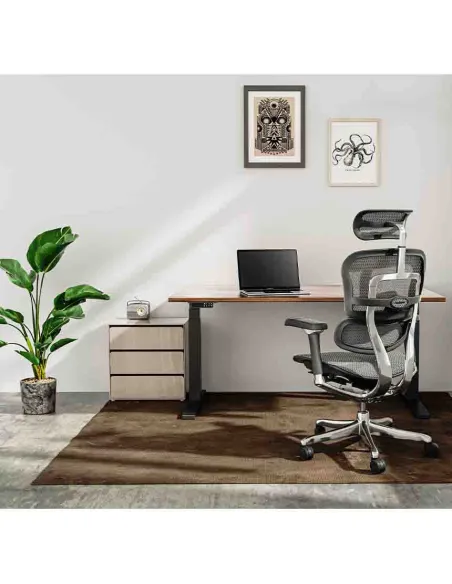 Крісло ERGOHUMAN LUXURY 2 Black T-168-B1, чорна рама — ергономічне крісло | Kreslalux