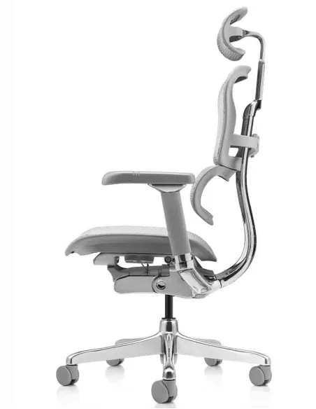 Кресло ERGOHUMAN LUXURY 2 Natural T-168-B2, серая рама — эргономичное кресло | Kreslalux