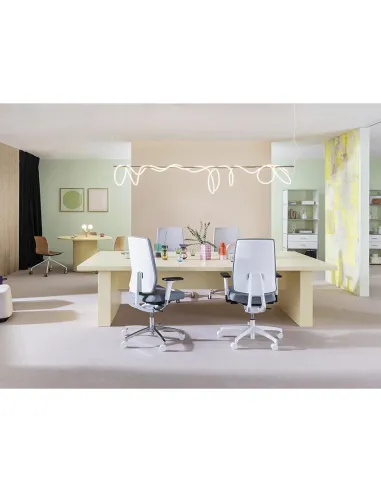 Кресло DAUPHIN INDEED ID 7056 WHITE эргономичное - купить Киев, Днепр, Одесса, Львов, Харьков