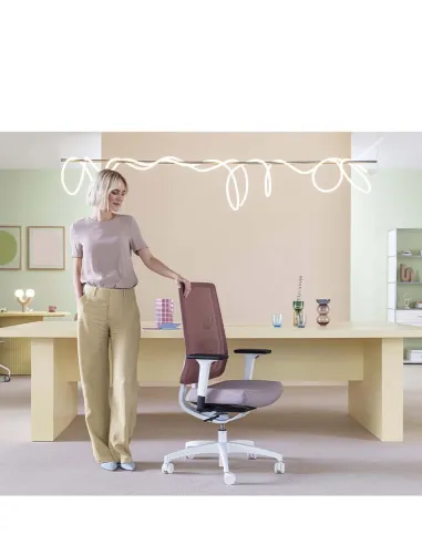 Кресло DAUPHIN INDEED ID 7056 WHITE эргономичное - купить Киев, Днепр, Одесса, Львов, Харьков