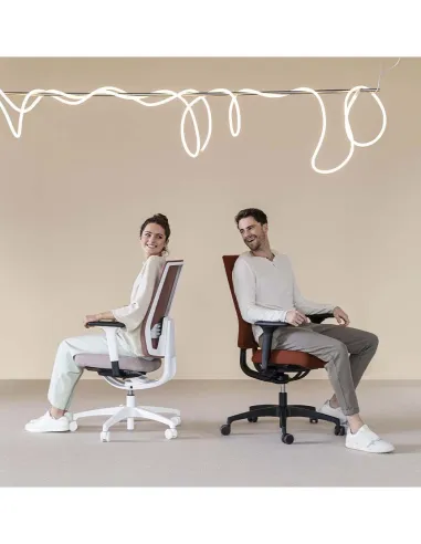 Кресло DAUPHIN INDEED ID 7056 WHITE эргономичное - купить Киев, Днепр, Одесса, Львов, Харьков