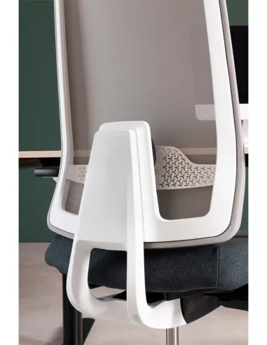 Кресло DAUPHIN INDEED ID 7058 WHITE эргономичное - купить Киев, Днепр, Одесса, Львов, Харьков