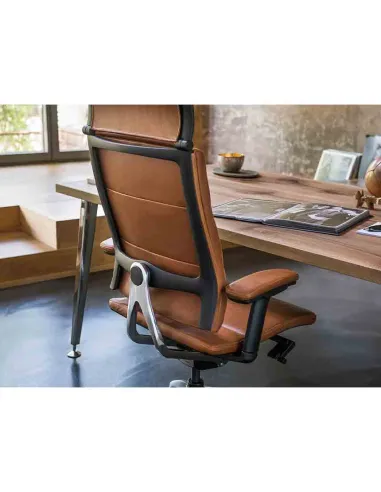 Крісло керівника SEDUS OPEN UP MODERN CLASSIC UP-133 , шкіряне - купити Київ, Дніпро, Одеса, Львів, Харків