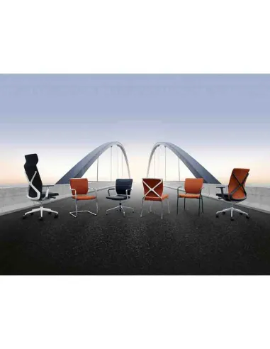 Кресло руководителя SEDUS CROSSLINE PRIME CN-133 кожаное - купить Киев, Днепр, Одесса, Львов, Харьков