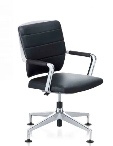 Конференц-крісло SEDUS CROSSLINE PRIME CN-205, шкіряне, на фіксованій хрестовині - купити Київ, Дніпро, Одеса, Львів, Харків