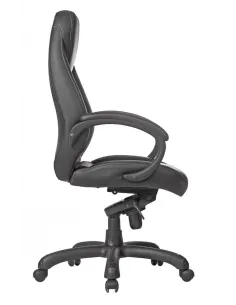 Крісло PARTCOM Айдахо - Купити офісне крісло для керівника чорне, посилене до 250 кг. Ціна в Києві, Харкові, Дніпропетров 2