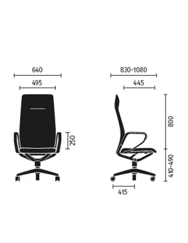 Крісло керівника SEDUS SE:LINE LC-202 шкіряне - кпити Київ, Дніпро, Одеса, Львів, Харків