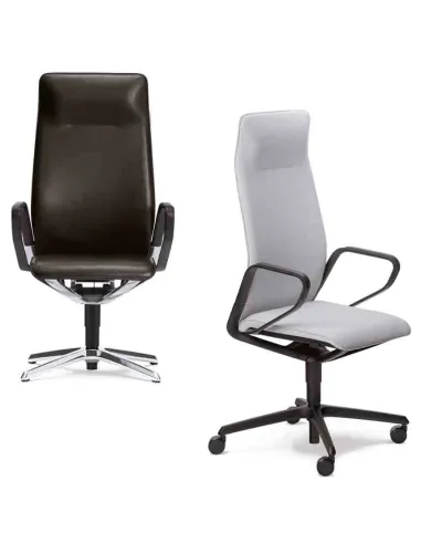 Конференц-кресло SEDUS SE:LINE LC-202 с высокой спинкой, кожаное - купить Киев, Днепр, Одесса, Львов, Харьков