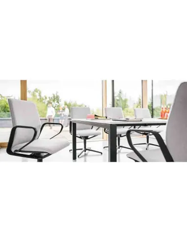 Конференц-крісло SEDUS SE:LINE LC-202 з високою спинкою, шкіряне - купити Київ, Дніпро, Одеса, Львів, Харків