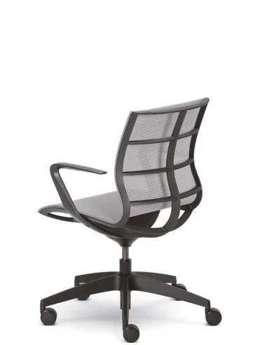 Кресло SEDUS SE:JOY EC-180 (BLACK+M78), с подлокотниками - купить Киев, Днепр, Одесса, Львов, Харьков