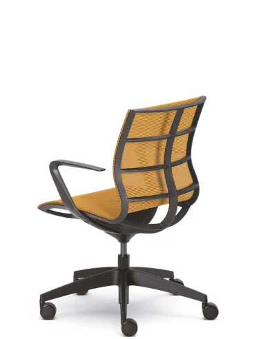 Кресло SEDUS SE:JOY EC-180 (BLACK+M75), с подлокотниками - купить Киев, Днепр, Одесса, Львов