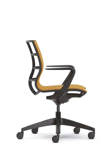 Кресло SEDUS SE:JOY EC-180 (BLACK+M75), с подлокотниками - купить Киев, Днепр, Одесса, Львов